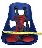 Крісло дитяче на раму Комфорт пластик синє, фото 3