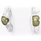 Комплект захисту налокітники та наколінники Eagle KN-04 + Подарунок Балаклава утеплена / Захист тактичний, фото 8