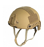 Velcro панелі для шолома, FMA, Розмір: М/L, Колір: Dark Tan, фото 4