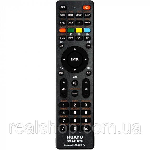 Універсальний пульт HUAYU RM-L1130+8 [UNIVERSAL LED LCD TV] оригінальний пульт ДК, фото 1