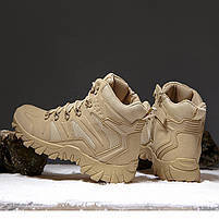 Черевики тактичні Lesko GZ702 Sand Khaki р.41 високі чоловічі на шнурівці 3 шт., фото 9