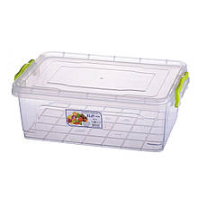 Контейнер харчовий Ал-Пластик ELIT №4 із затискачами 4.0 л