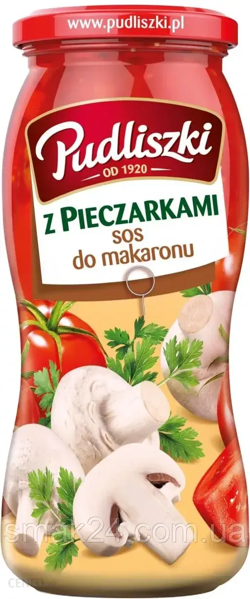 Соус c грибами к макаронам Pudliszki Z Pieczarkami sos do makaronu 500г Польша