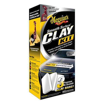 Максимальний набір для очищення кузова - Meguiar's Smooth Surface™ Clay Kit (G191700), фото 1