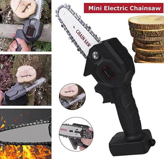 Мини Электрическая Пила. Мини Пила Mini Electric Chain Saw для Обрезки ...