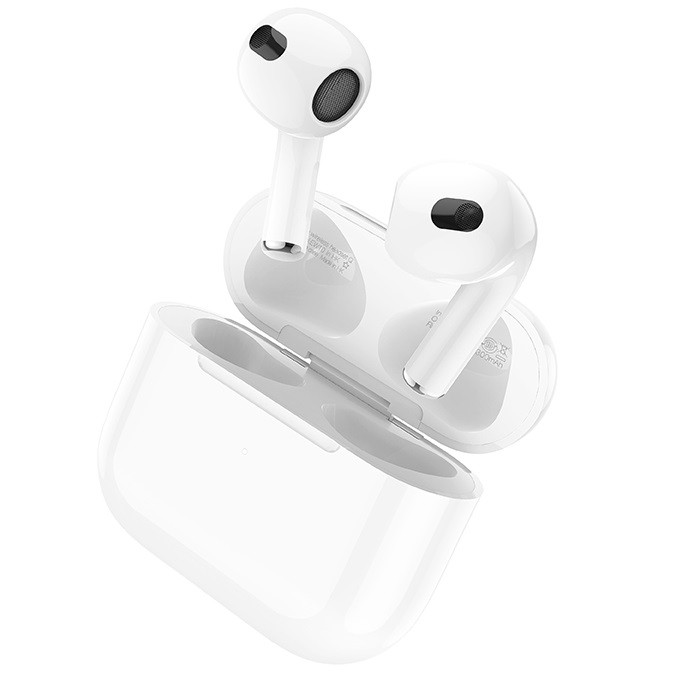 Бездротові навушники з мікрофоном та бездротовою зарядкою Magsafe/Qi HOCO EW10 Білий