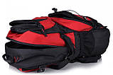 Чоловічий надійний рюкзак міський 35 л One polar W1312 для ноутбука чорний, фото 8