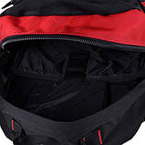Чоловічий надійний рюкзак міський 35 л One polar W1312 для ноутбука чорний, фото 4