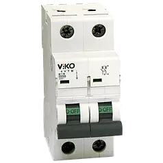Автоматичний вимк. VIKO 2P, 25A, 4,5kA (4VTB-2C25)
