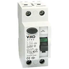 ПЗВ Viko 2P, 25A, 30mA, 230V (VTR2-2530)