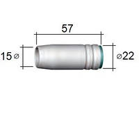 145.0076 Газовое сопло D 15/22/57