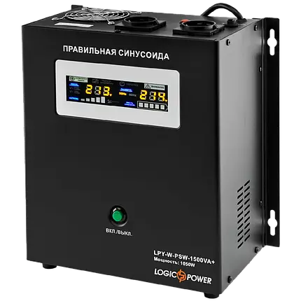 ДБЖ LogicPower з правильною синусоїдою LPY-W-PSW-1500VA+ (1050Вт) 10A/15A 24В 0004145 LP4145, фото 2