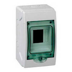 Шафа накладна, 1ряд/4мод. прозорі двері, ІР65 Kaedra Schneider Electric 13976