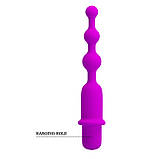 Анальний стимулятор Pretty Love Hermosa Anal Beads Purple, фото 6