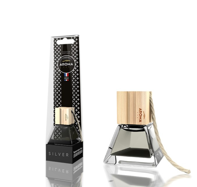 Ароматизатор Aroma Car Prestige wood Silver