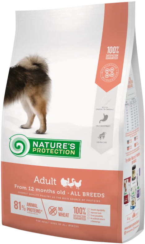 Сухий корм для дорослих собак всіх порід Adult All Breeds 4кг
