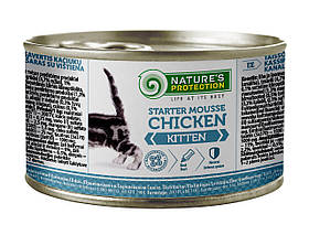 Мус для кошенят Nature's Protection Kitten Starter Mousse Chicken 200 г