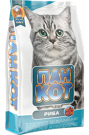 Пан Кот Риба Сухий повноцінний корм для котів із вмістом морської риби 400 г