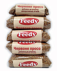 FEEDY просо червоне для папуг спайка (5шт.х500гр) 2,5кг