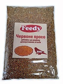 FEEDY просо червоне для папуг спайка (5 шт.х500 гр) 2,5кг