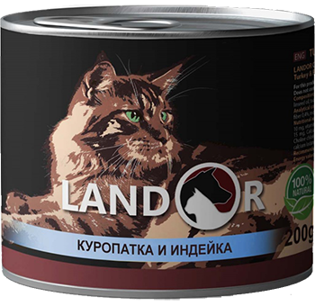 ADULT PARTRIDGE & DUCK Для дорослих котів Куріпка з індичкою 200гр.