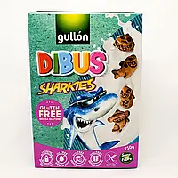 Детское печенье Gullon Dibus Sharkies без глютена 250 г