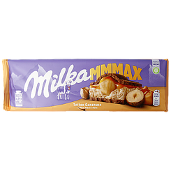 Шоколад карамель фундук Мілка Milka mmMax toffee ganznuss 300g 12шт/ящ (Код: 00-00003804)