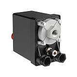 Пресостат 380 В (блок автоматики компресора) 10 bar INTERTOOL PT-9096, фото 2