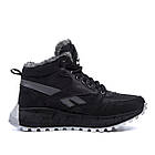 Шкіряні чоловічі теплі зимові черевики з натуральним хутром Reebok зимові комфортні черевики з натуральної шкіри, фото 3