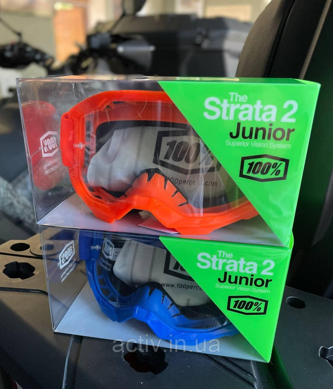 Окуляри STRATA 2 Youth Goggle Clear Lens Orange/Blue