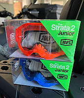 Очки STRATA 2 Youth Goggle Clear Lens Orange/Blue