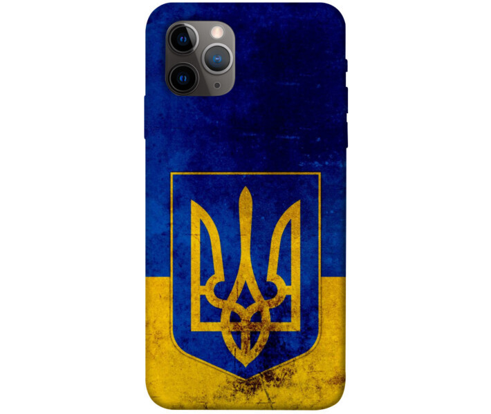 Чехол с патриотическим принтом (Герб Украины) TPU Print Emblen of Ukraine для iPhone 11 Pro, фото 1