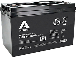 Акумуляторна батарея Azbist Super GEL  ASGEL-121000M8, 12V 100Ah