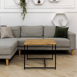 Журнальний столик Квадро М ст чорний дуб