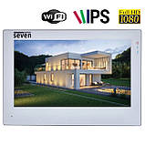 Комплект сенсорного WI-FI відеодомофону SEVEN DP-7577 FHDW  KIT PSD18, фото 2