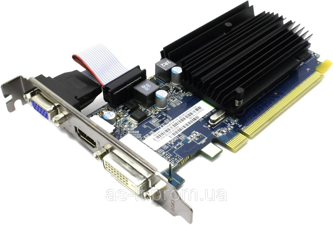 БУ Видеокарта Sapphire Radeon HD6450 (1 ГБ, GDDR3, 64 бит, 625/1334 МГц, VGA, DVI, HDMI, 11190-02 - фото 1 - id-p1672894881