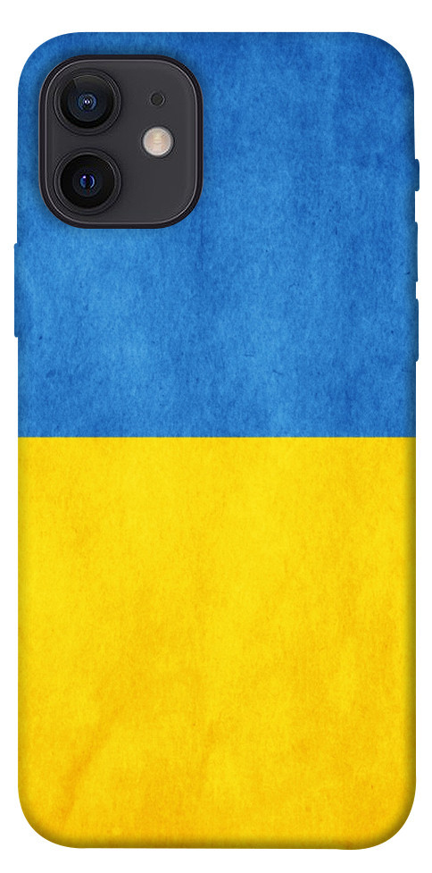 Чехол с патриотическим дизайном (флаг Украины) TPU Print Ukrainian Flag для iPhone 12/12 Pro, фото 1