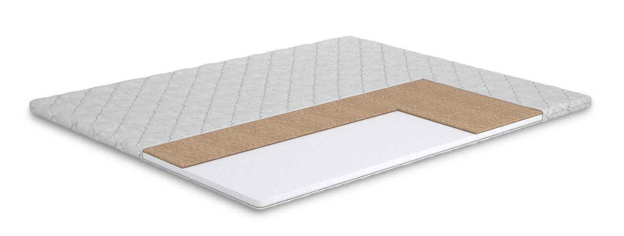 Матрац топпер Topper-futon 1/Топер-футон 1 кокос жакард, Розмір матрацу (ШхД) 65x180