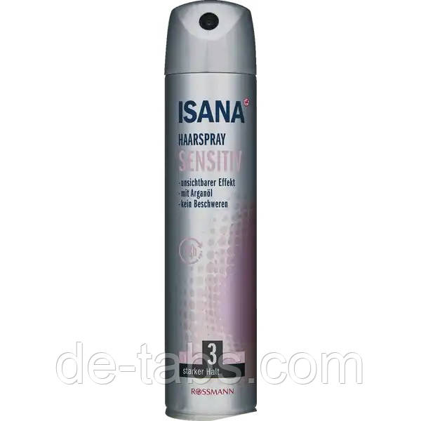 Isana Sensitiv лак для волосся ступінь фіксації 3