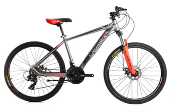 Гірський велосипед 26 дюйми 17 рама Crosser Solo 26″ 21s SHIMANO+Hydra червоний