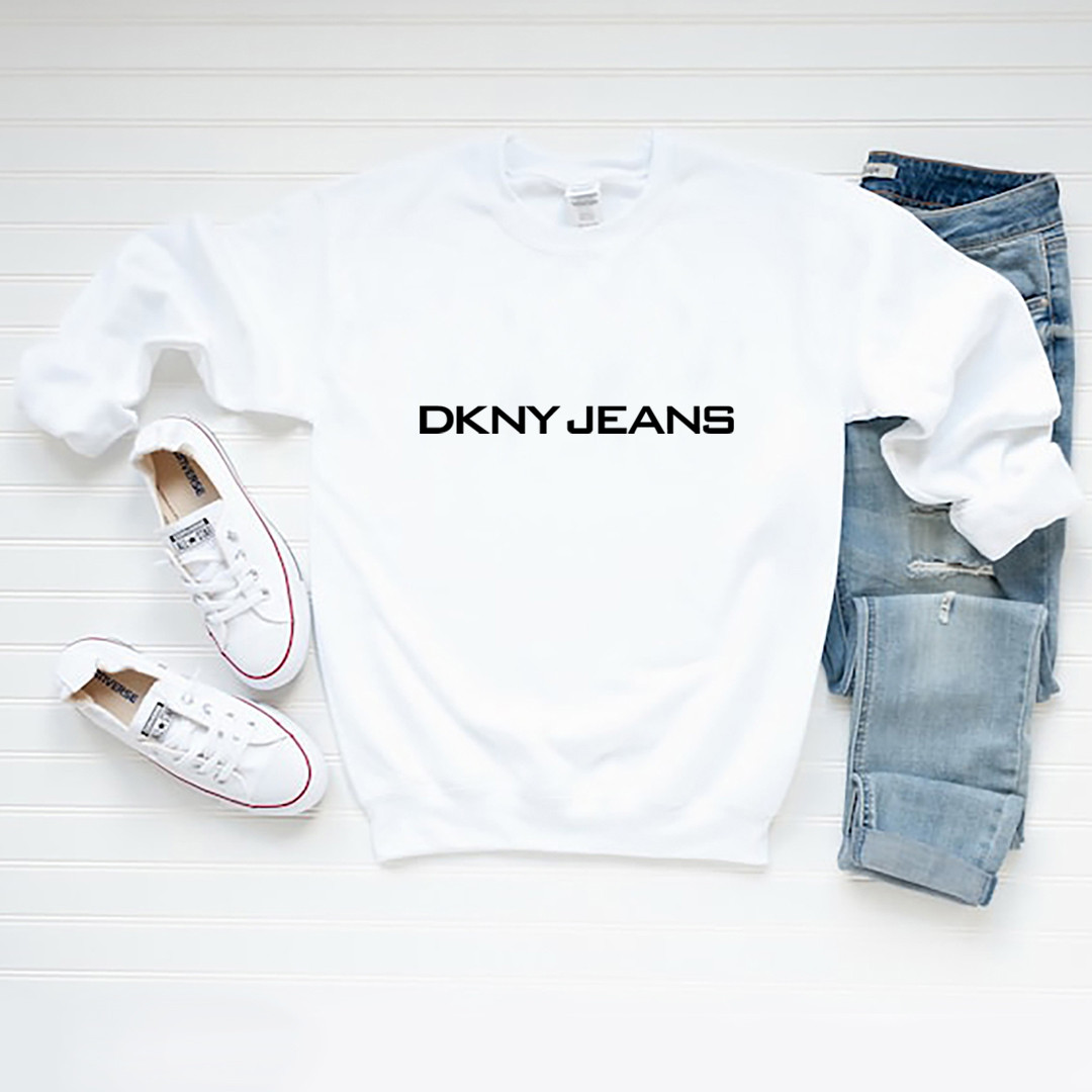 Мужской свитшот лонгслив кофта Dkny Dkny Белый - фото 1 - id-p1672939442