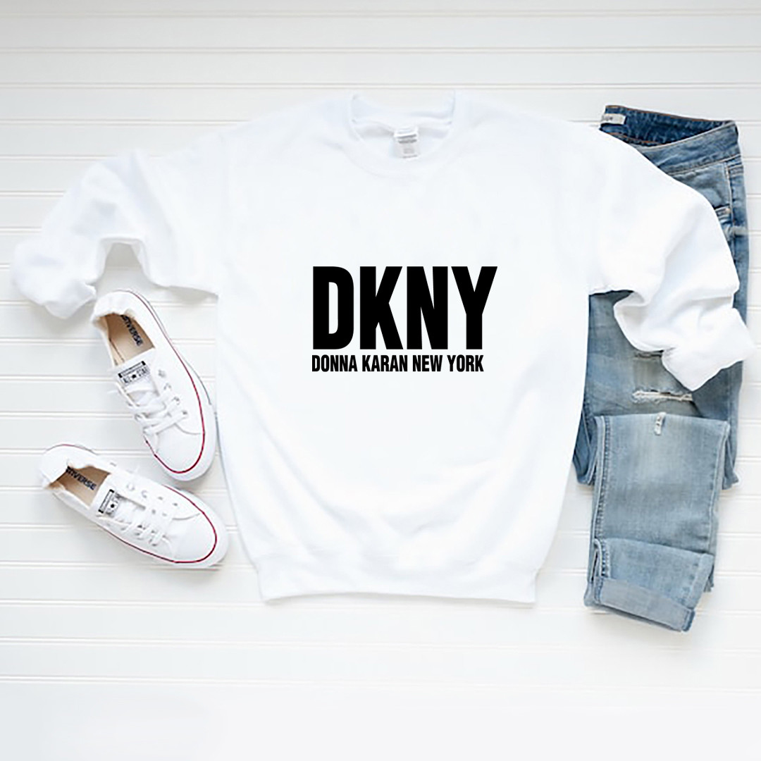 Мужской свитшот лонгслив кофта Dkny Dkny Белый - фото 1 - id-p1672939447