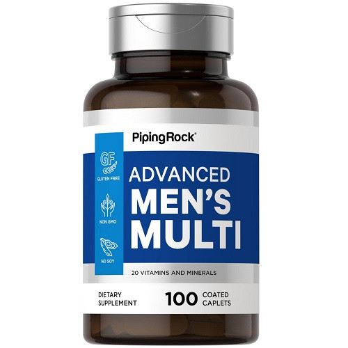 Вітаміни для чоловіків Piping Rock Advanced Men's Multi (100 каплет.)