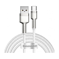 Кабель Baseus Cafule Metal Data Type-C 66W (2m) White