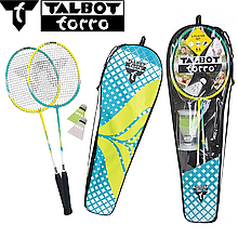 Набір для бадмінтону Talbot-Torro Badminton Premium Set 2-Fighter 2 ракетки 2 волана чохол