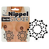 Прикраса для сосків Cottelli Collection Nipple Stickers "Star", фото 8