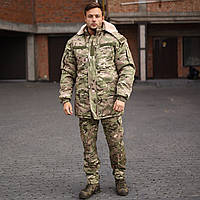 Тактична військова куртка-бушлат мультикам