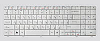 Клавіатура для ноутбуків Gateway NV52, NV53 Packard Bell EasyNote DT85, LJ61, LJ63, LJ65 біла RU/US