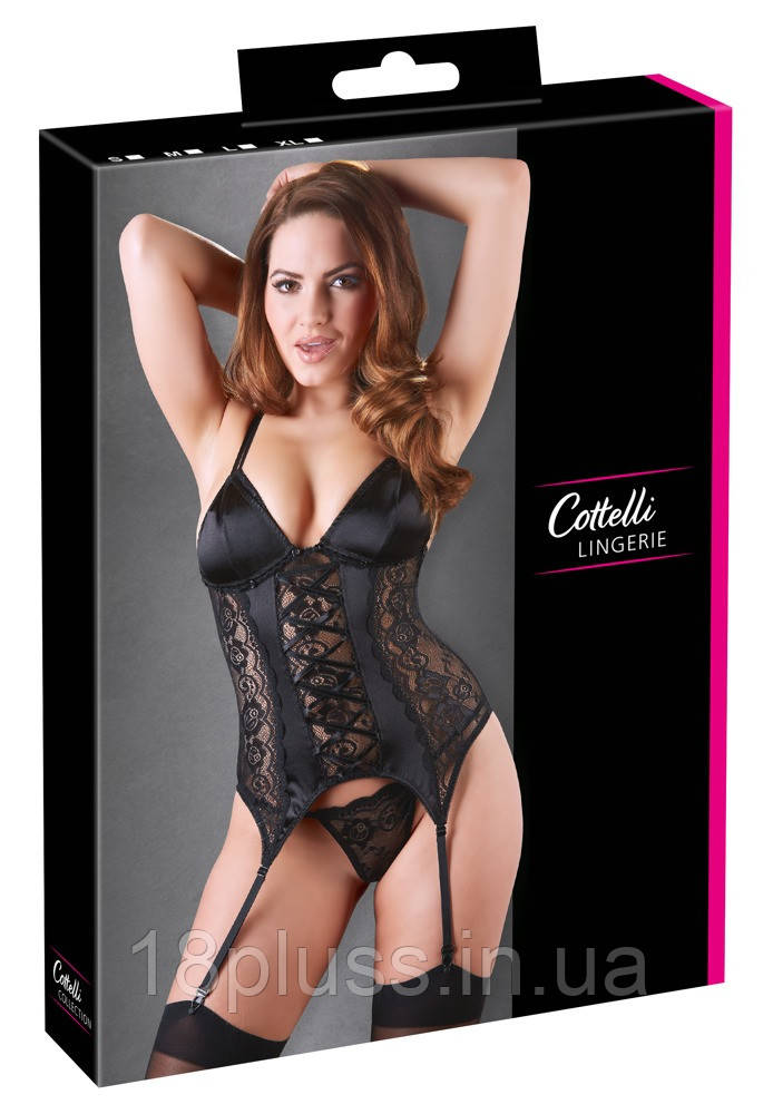 Корсет 2631202 Cottelli Collection Basque Strip S