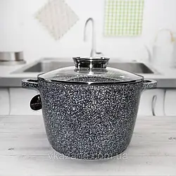 Набір каструль казанів із гранітним антипригарним покриттям 2 шт. EB-8045 4 предмети Індукційне дно